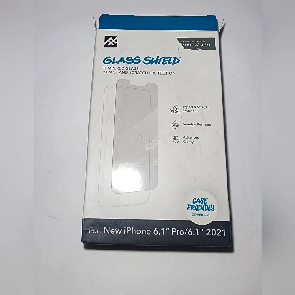 Glass shield Iphone 13/13pro tempered glass by Zagg